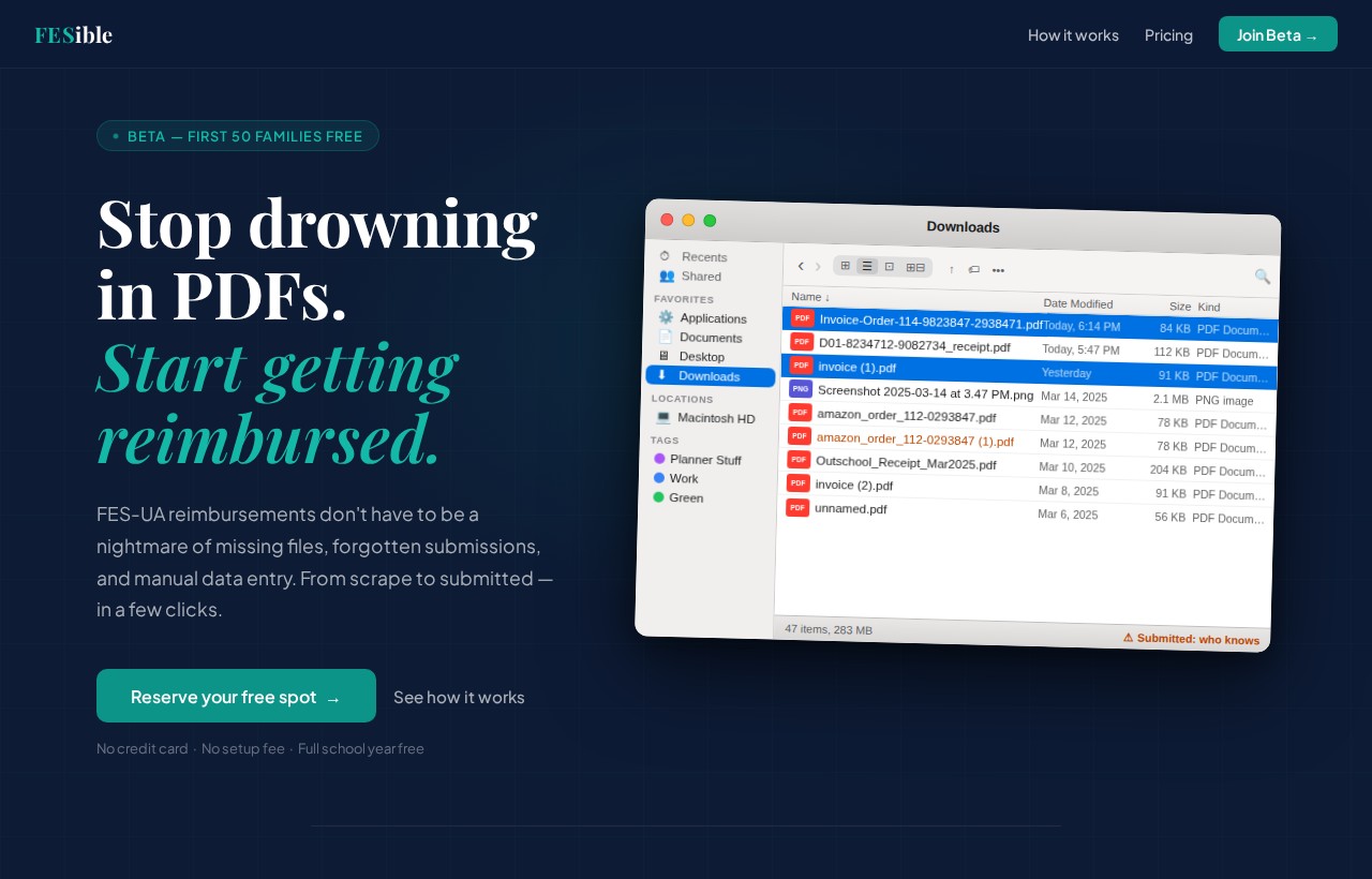 FESible — Florida FES-UA Scholarship Tool